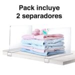 Separador repisas libros Acrílico muebles closet - Imagen 6
