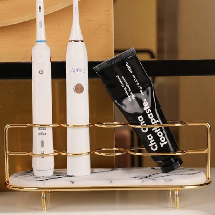 Soporte cepillo y pasta dientes ultrabsorbente diatomita - Imagen 4