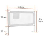 Baranda para cama seguridad lateral Blanca - Imagen 3