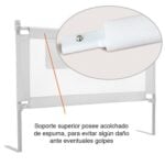 Baranda para cama seguridad lateral Blanca - Imagen 4