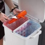 Basurero reciclaje con ruedas separador basura 38L - Imagen 6