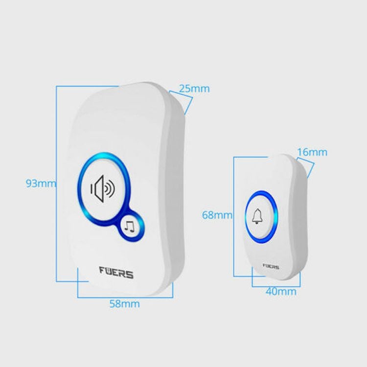Timbre inalámbrico puerta 100 mts 32 melodias TNW04 - Imagen 2