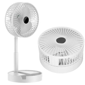 Ventilador USB de escritorio altura ajustable Blanco