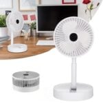 Ventilador USB de escritorio altura ajustable Blanco - Imagen 2
