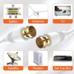 Cable Coaxial RG-59/U conector F de 3 metros - Imagen 2