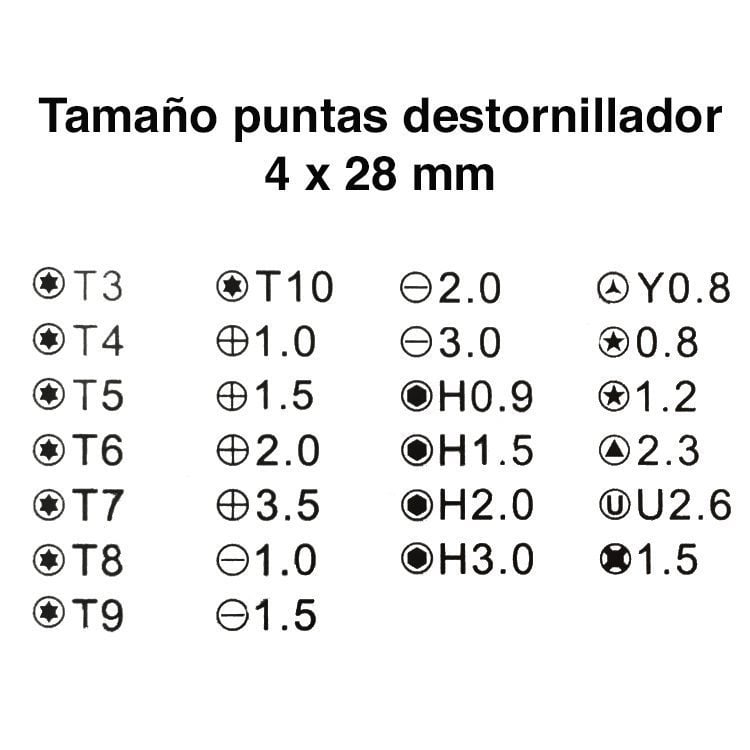 Kit destornilladores de precisión 34 en 1 JM-8159 - Imagen 3
