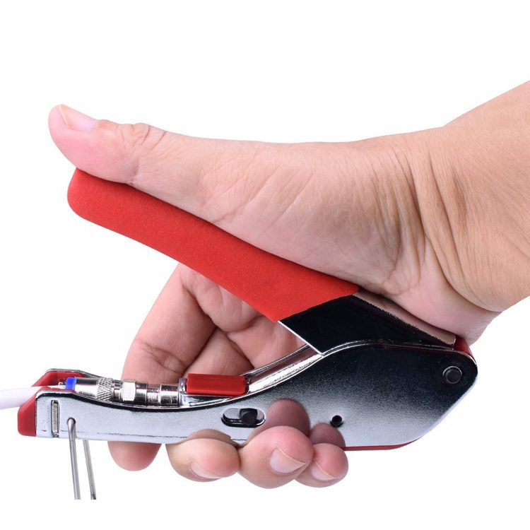 Kit crimpeadora pelacable Coaxial + 20 conectores RG6 - Imagen 8