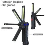 Linterna led de trabajo led plegable recargable imán - Imagen 6