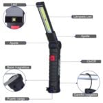 Linterna led de trabajo led plegable recargable imán - Imagen 4