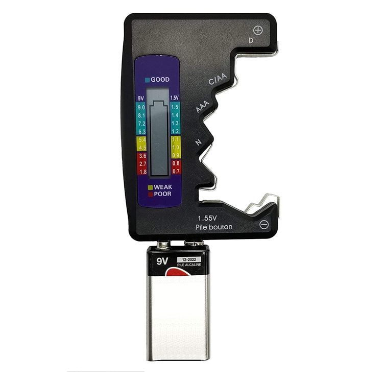 Tester Probador de Pilas Baterías Digital - Imagen 6