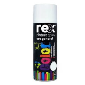 Spray Blanco brillante pintura secado rápido Rex 400 ml