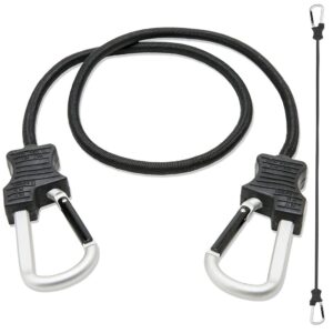 Piola cuerda Elasticada Mosquetón gancho Pack 2