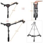 Dolly para trípode base con ruedas Universal Plegable - Imagen 3