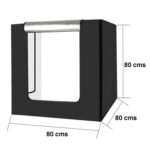 Mini Estudio fotográfico portátil 80 cms Led USB - Imagen 2