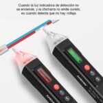 Detector voltaje corriente eléctrica sin contacto 12V a 1000V - Imagen 5