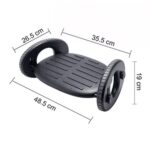 Reposapies escritorio ajustable con balanceo Newo - Imagen 2