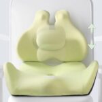 Cojín y Respaldo Lumbar para coxis silla y automóvil - Imagen 5