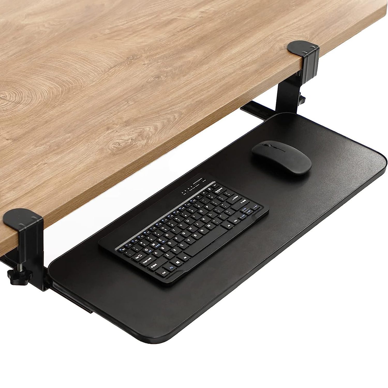 Bandeja teclado bajo escritorio