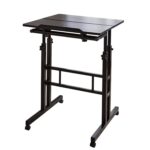 Escritorio mesa convertible altura ajustable con ruedas - Imagen 9