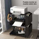 Mueble para impresora mesa con ruedas - Imagen 4