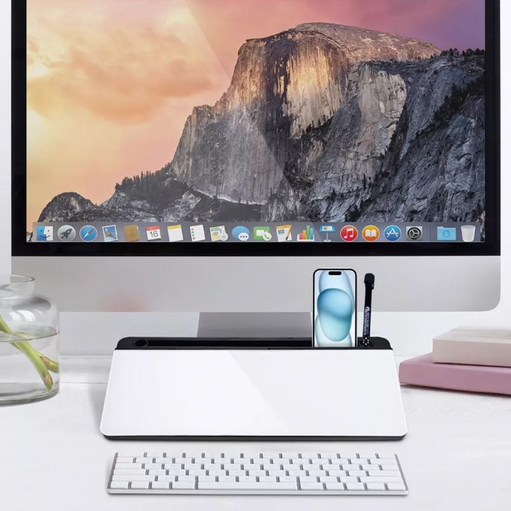 Pizarra de vidrio Escritorio con organizador 40 x 13 cms - Imagen 6