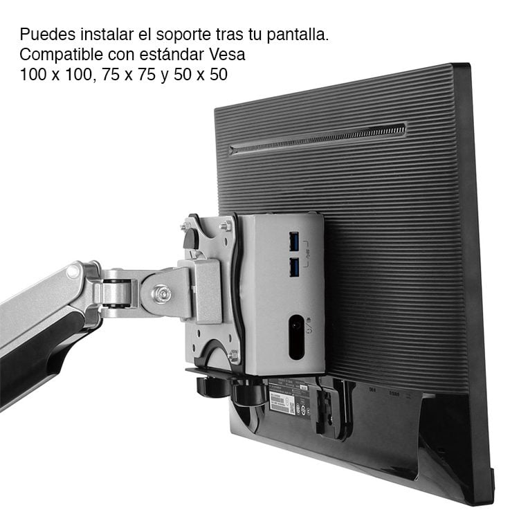 Soporte Consola Disco Duro TV Box Vesa ancho ajustable - Imagen 5