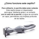 Cepillo para limpiar parrilla limpiador con dispensador agua - Imagen 7