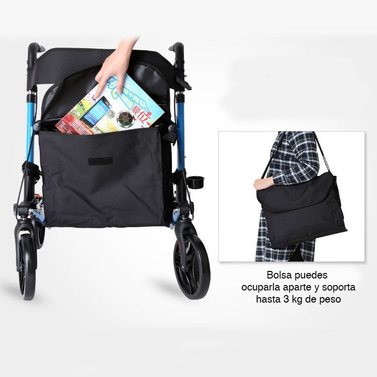 Burrito Andador con ruedas y asiento plegable Miabu - Imagen 7