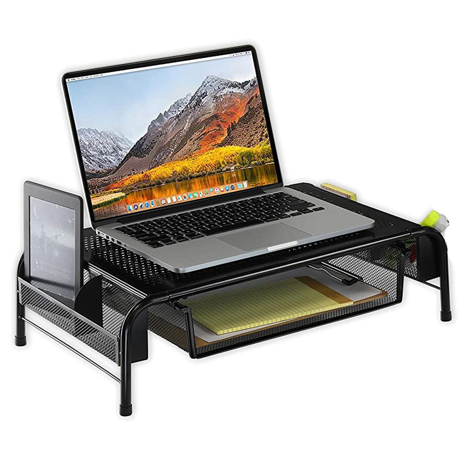 Alzador para monitor de escritorio con organizador - Imagen 5