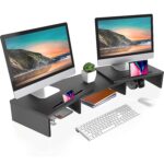 Elevador Alzador doble monitor ajustable