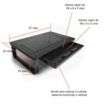 Alzador Monitor Pantalla Notebook con cajón y soporte celular - Imagen 5