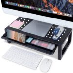 Alzador Monitor Pantalla Notebook con cajón y soporte celular - Imagen 4