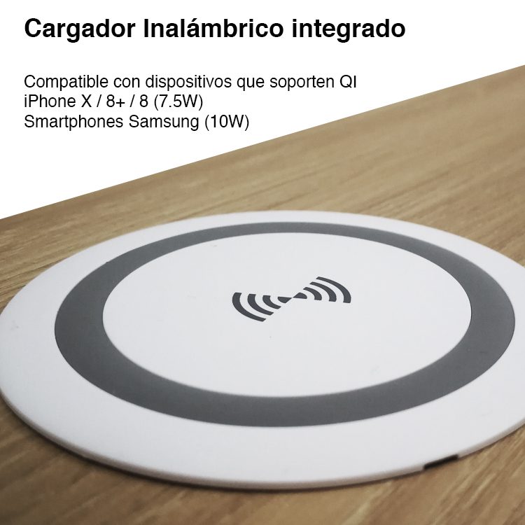 Alzador Monitor iMac Escritorio con cargador inalámbrico Qi - Imagen 4