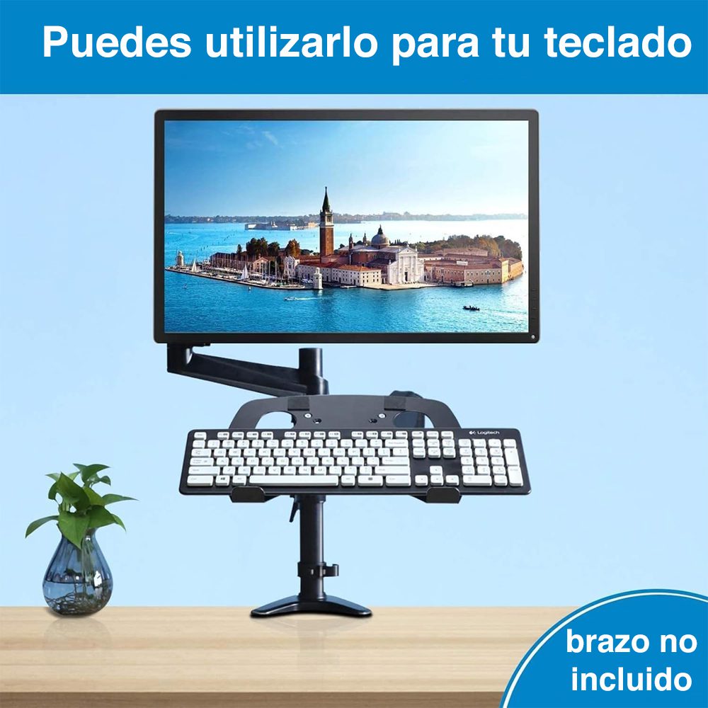 Bandeja Vesa Notebook o teclado soporte monitor - Imagen 2