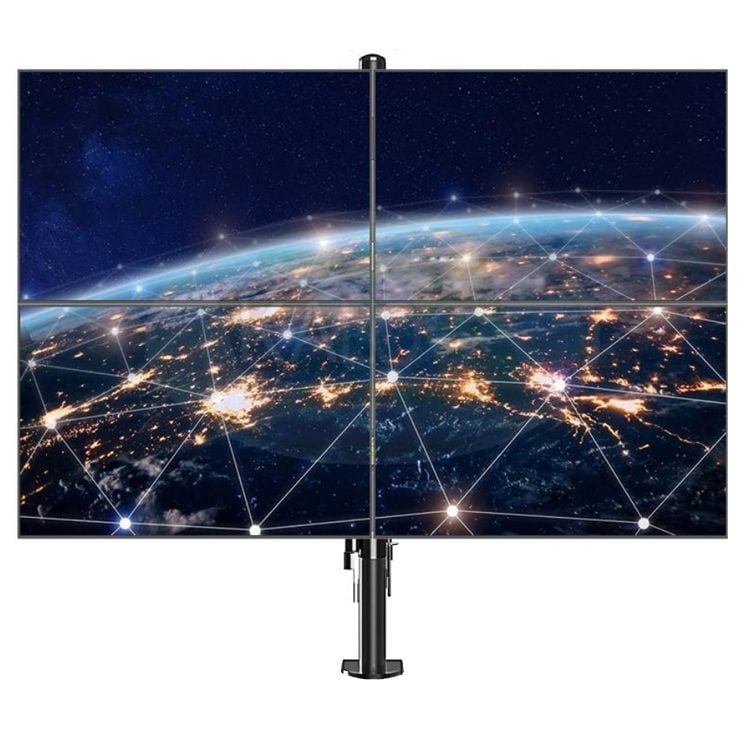 Soporte 4 Monitores pantallas escritorio 13 a 27 pulgadas - Imagen 5