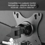 Soporte Doble Monitor Escritorio altura ajustable 27" - Imagen 2