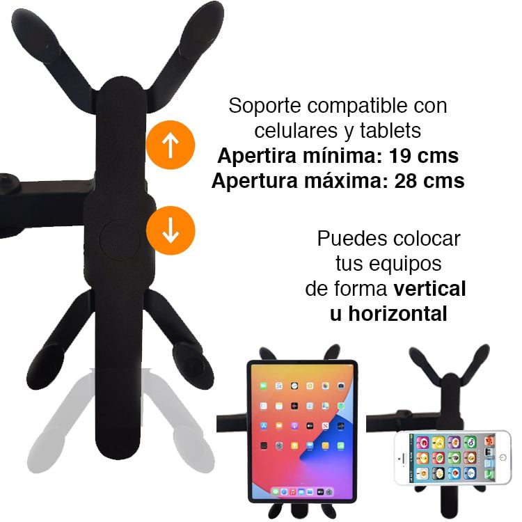 Soporte Monitor Notebook y tablet o celular escritorio B52 - Imagen 2