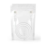 Cable de red 1 metro cat 5e RJ45 Lan Blanco - Imagen 3