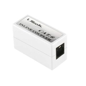Copla RJ45 Cat 6 Extensión cable red blanca