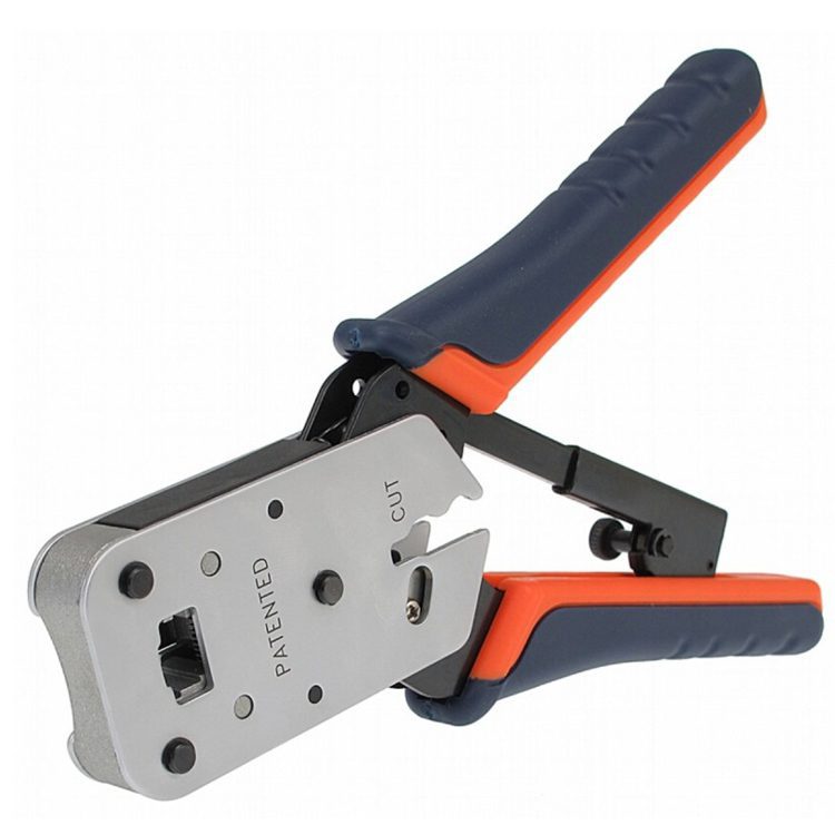 Crimpeadora cable red rj45 con trinquete HT-L2182R - Imagen 2