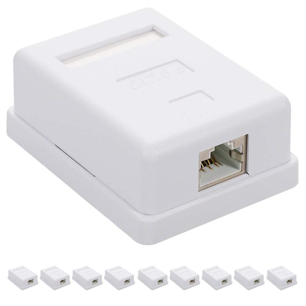 Rosetas-cat-6-con-módulo-pack-10-unidades Rosetas cat 6 con módulo x 10 unidades - Imagen 1