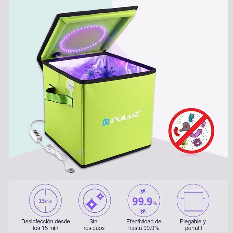 Esterilizador rayos UV UVC Plegable 20 cms - Imagen 4