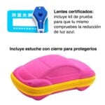 Lentes Filtro Luz azul Pantallas Rosados - Imagen 8