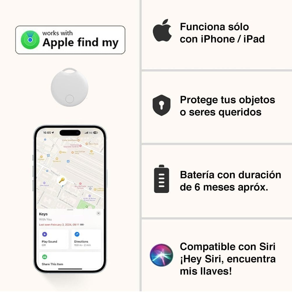 Rastreador Airtag Alternativo para iPhone - Imagen 6