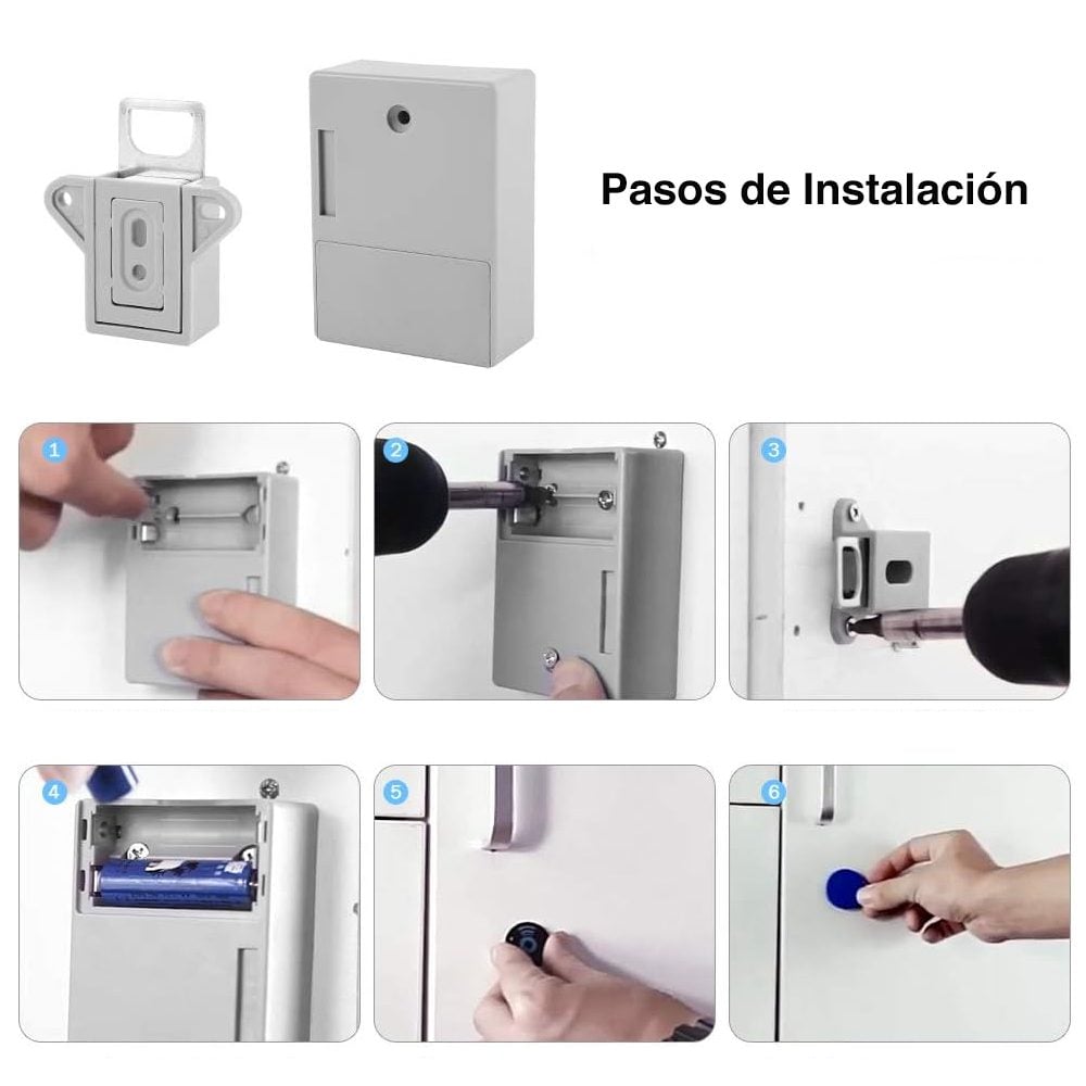 Cerradura cajón RFID tarjeta electrónica - Imagen 3
