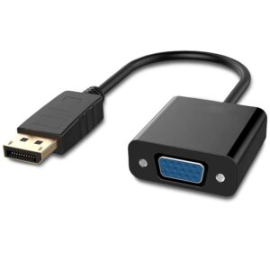 Adaptador DisplayPort macho a VGA hembra