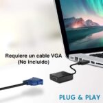 Adaptador DisplayPort macho a VGA hembra - Imagen 3