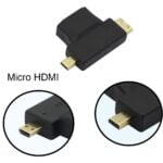 Adaptador Micro / Mini HDMI macho a HDMI hembra - Imagen 6