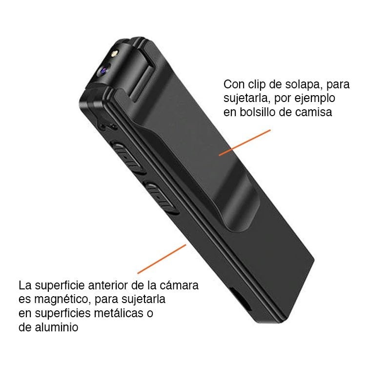 Mini Cámara Espía HD con micrófono portátil - Imagen 4