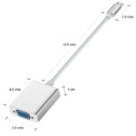 Adaptador USB C a VGA Macbook Retina Touch Bar - Imagen 3